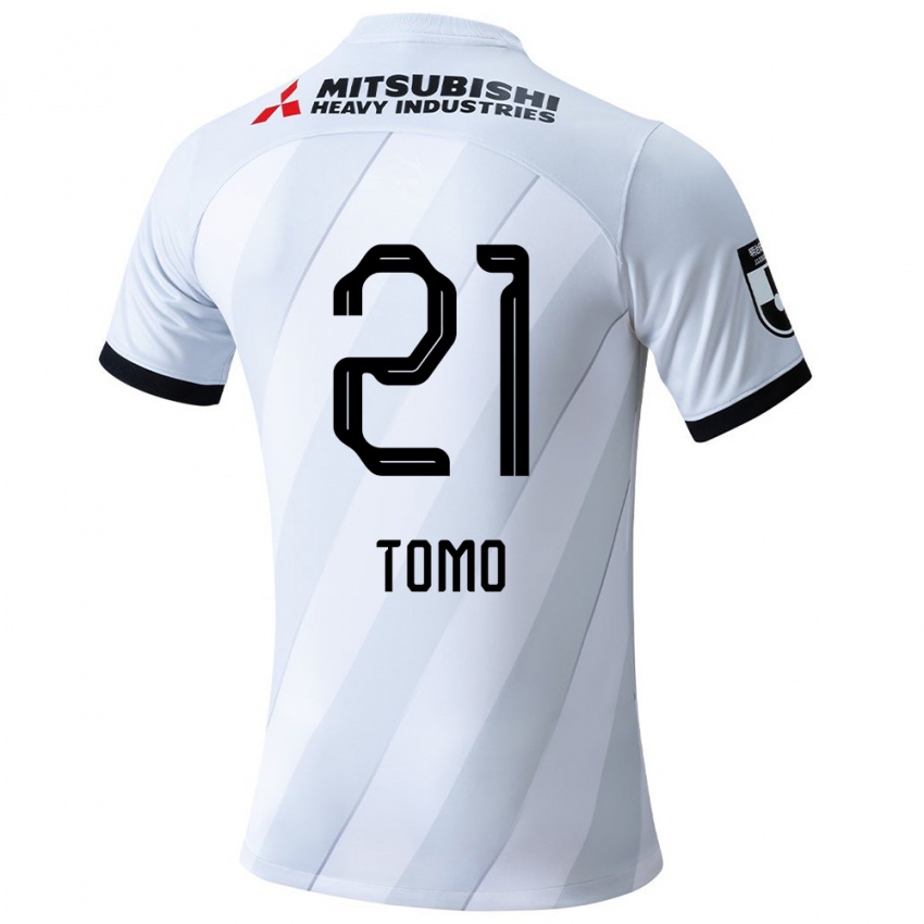 Børn Tomoaki Okubo #21 Hvid Grå Udebane Spillertrøjer 2024/25 Trøje T-Shirt