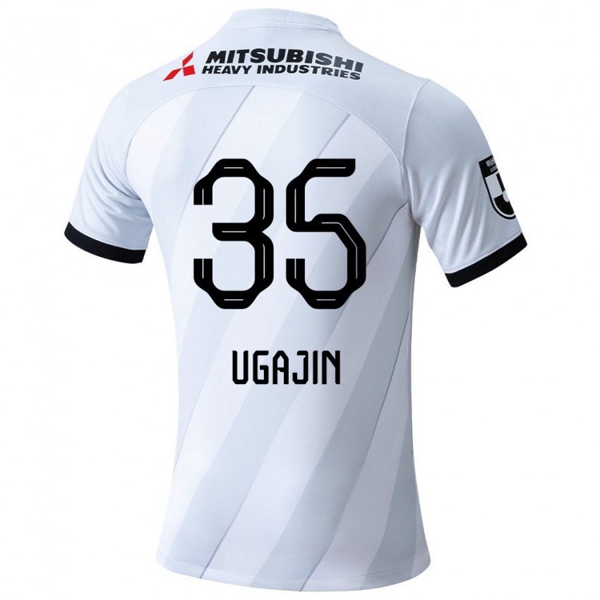 Børn Tomoya Ugajin #35 Hvid Grå Udebane Spillertrøjer 2024/25 Trøje T-Shirt