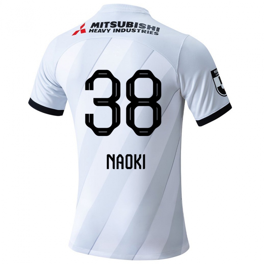 Børn Naoki Maeda #38 Hvid Grå Udebane Spillertrøjer 2024/25 Trøje T-Shirt