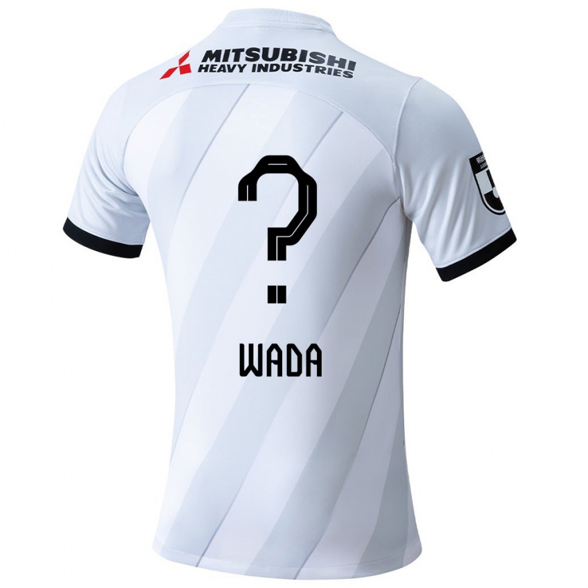 Børn Naoya Wada #0 Hvid Grå Udebane Spillertrøjer 2024/25 Trøje T-Shirt