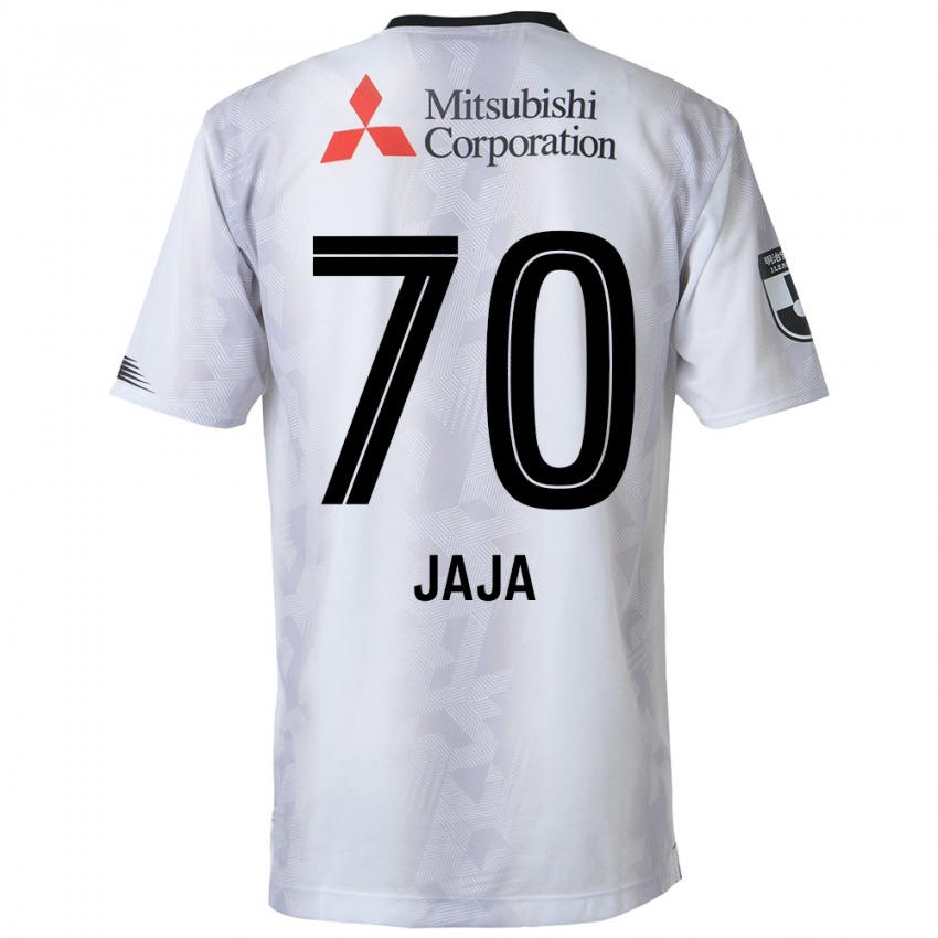 Børn Jája Silva #70 Hvid Sort Udebane Spillertrøjer 2024/25 Trøje T-Shirt