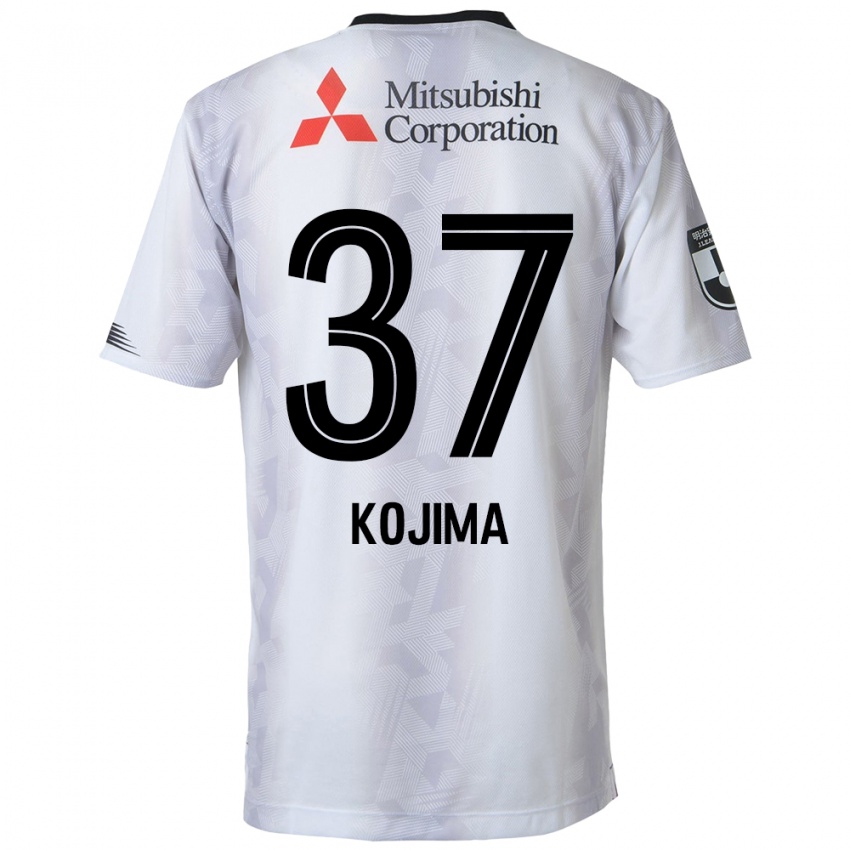 Børn Satsuki Kojima #37 Hvid Sort Udebane Spillertrøjer 2024/25 Trøje T-Shirt