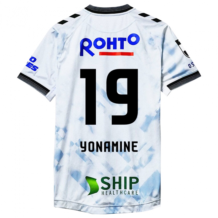 Børn Kotaro Yonamine #19 Hvid Sort Udebane Spillertrøjer 2024/25 Trøje T-Shirt