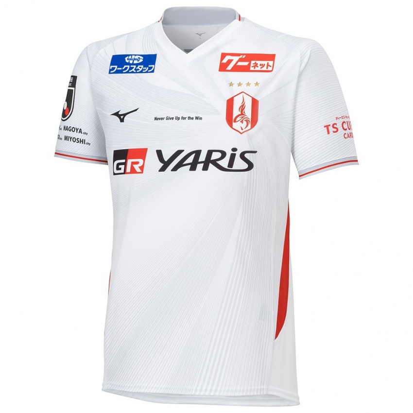 Børn Ryosuke Yamanaka #66 Hvid Gul Rød Udebane Spillertrøjer 2024/25 Trøje T-Shirt