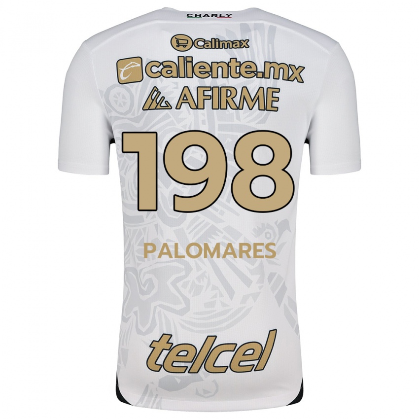 Børn Ramón Palomares #198 Hvid Sort Udebane Spillertrøjer 2024/25 Trøje T-Shirt