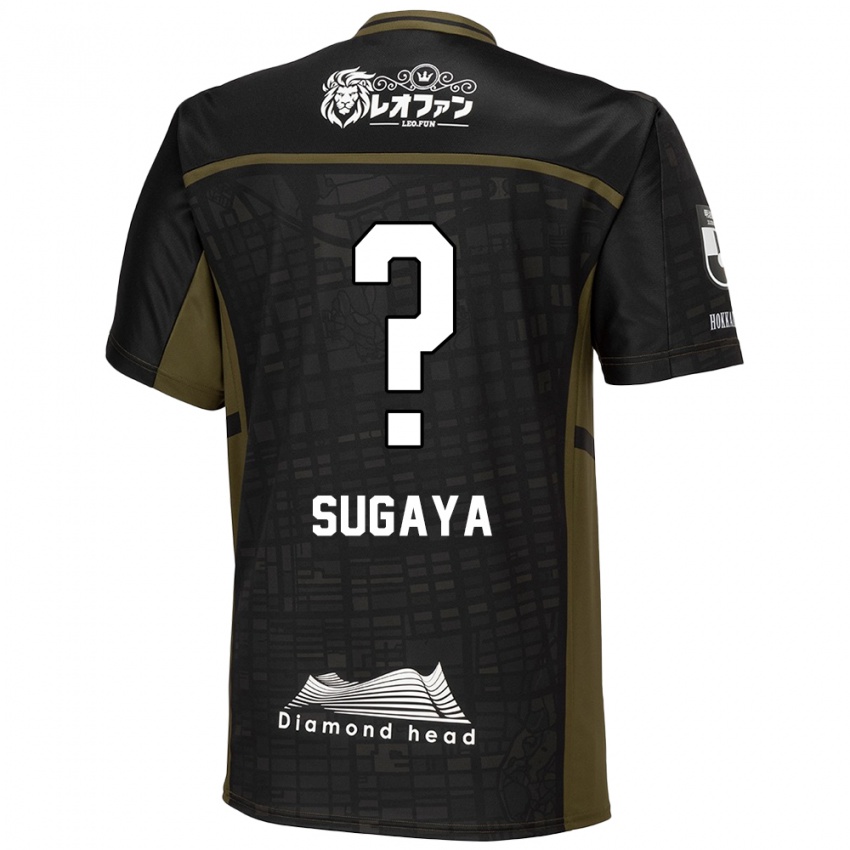 Børn Shuto Sugaya #0 Sort Grøn Udebane Spillertrøjer 2024/25 Trøje T-Shirt