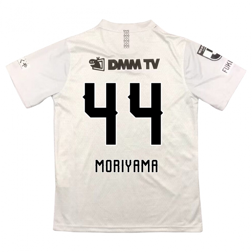 Børn Kimiya Moriyama #44 Grå Sort Udebane Spillertrøjer 2024/25 Trøje T-Shirt