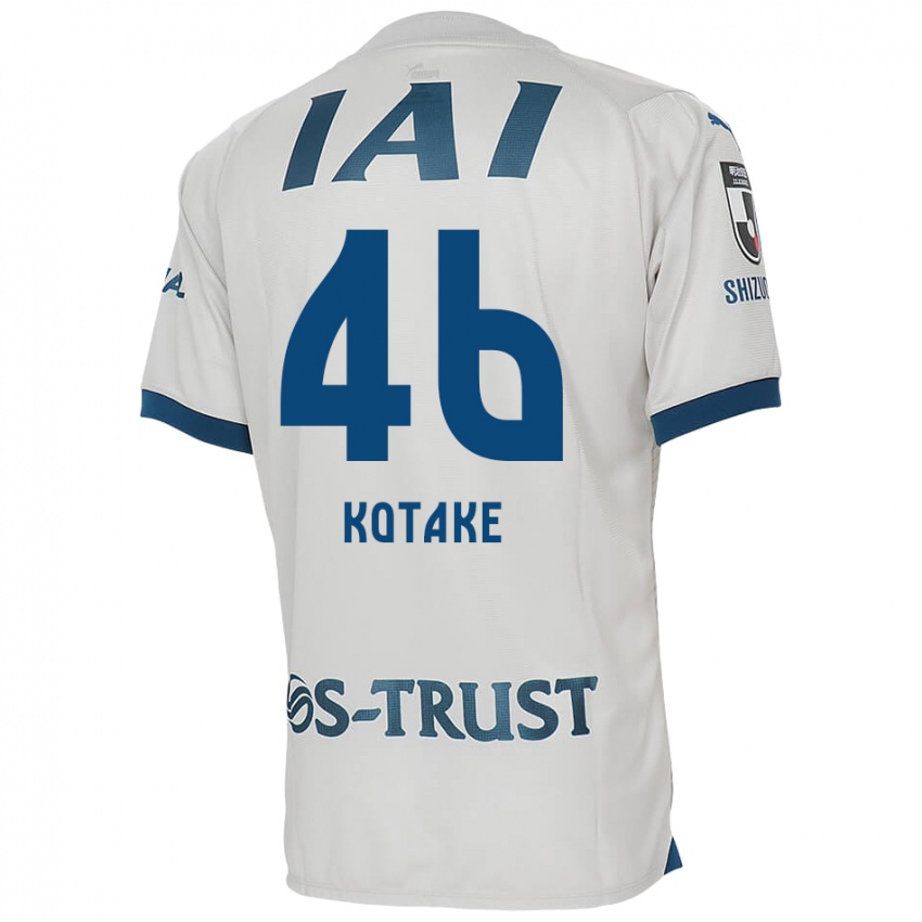 Børn Sean Kotake #46 Hvid Blå Udebane Spillertrøjer 2024/25 Trøje T-Shirt