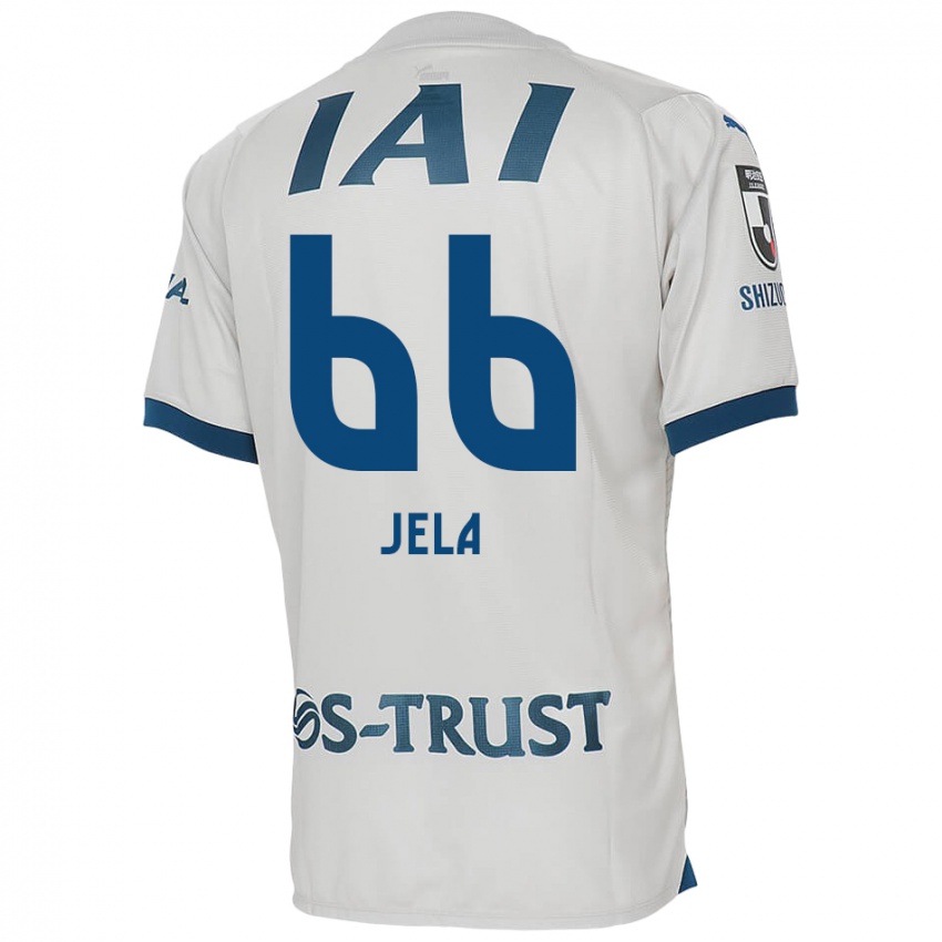 Børn Jelani Reshaun Sumiyoshi #66 Hvid Blå Udebane Spillertrøjer 2024/25 Trøje T-Shirt