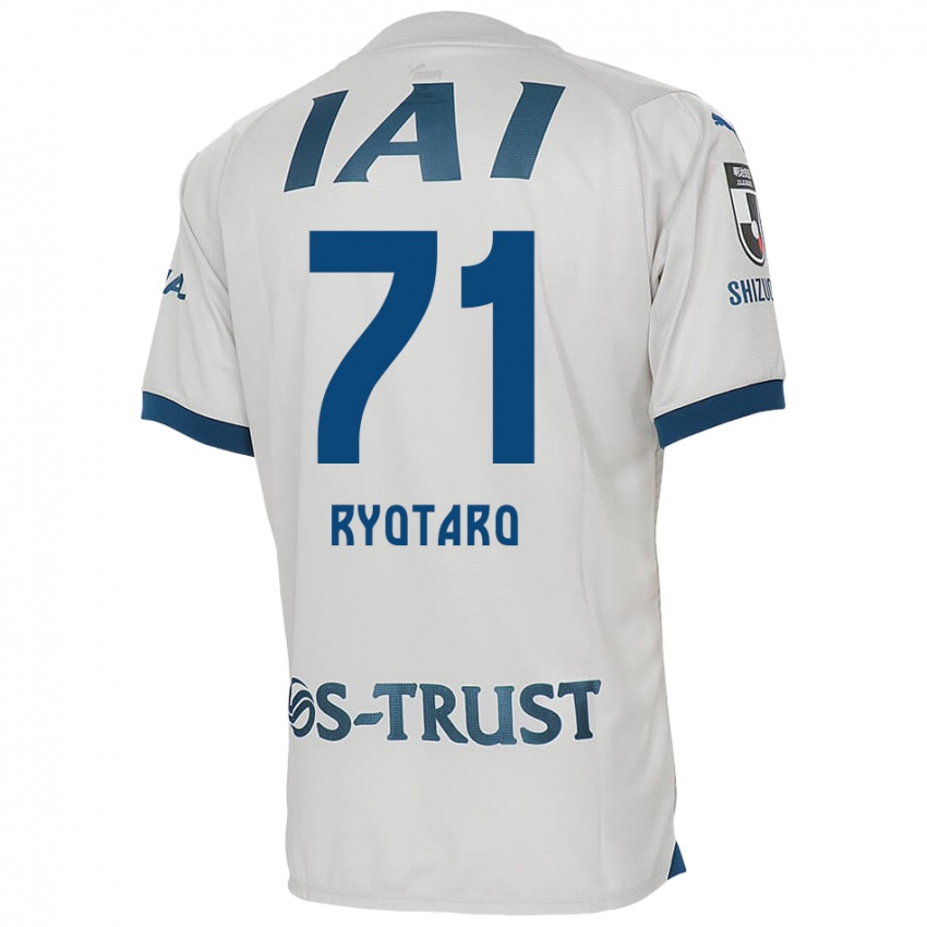 Børn Ryotaro Nakamura #71 Hvid Blå Udebane Spillertrøjer 2024/25 Trøje T-Shirt