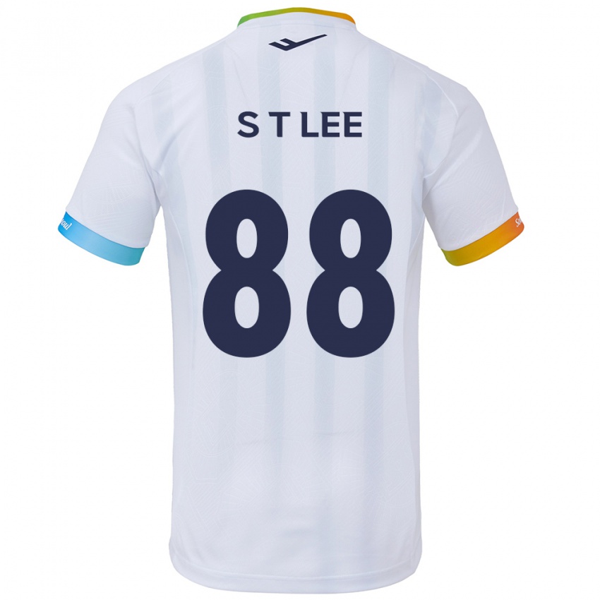 Børn Tae-Seok Lee #88 Hvid Blå Udebane Spillertrøjer 2024/25 Trøje T-Shirt