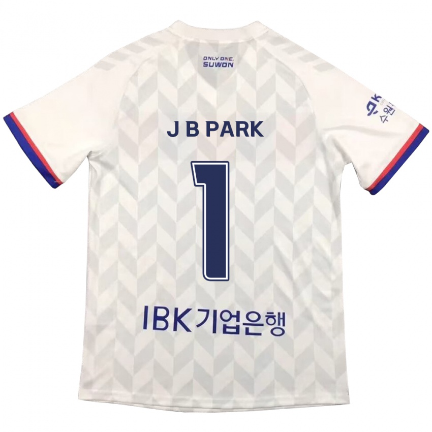 Børn Bae-Jong Park #1 Hvid Blå Udebane Spillertrøjer 2024/25 Trøje T-Shirt