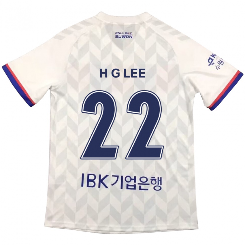 Børn Gwang-Hyeok Lee #22 Hvid Blå Udebane Spillertrøjer 2024/25 Trøje T-Shirt