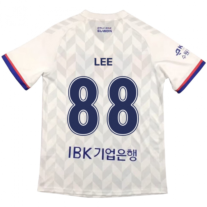 Børn Yong Lee #88 Hvid Blå Udebane Spillertrøjer 2024/25 Trøje T-Shirt