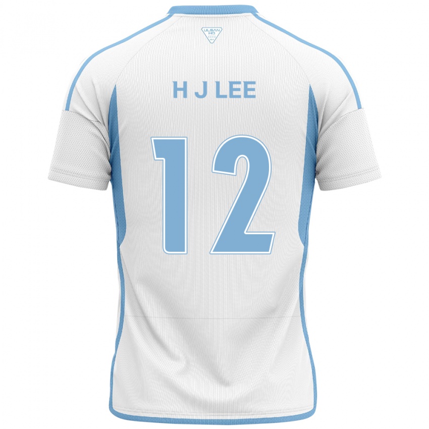 Børn Jae-Hyung Lee #12 Hvid Blå Udebane Spillertrøjer 2024/25 Trøje T-Shirt