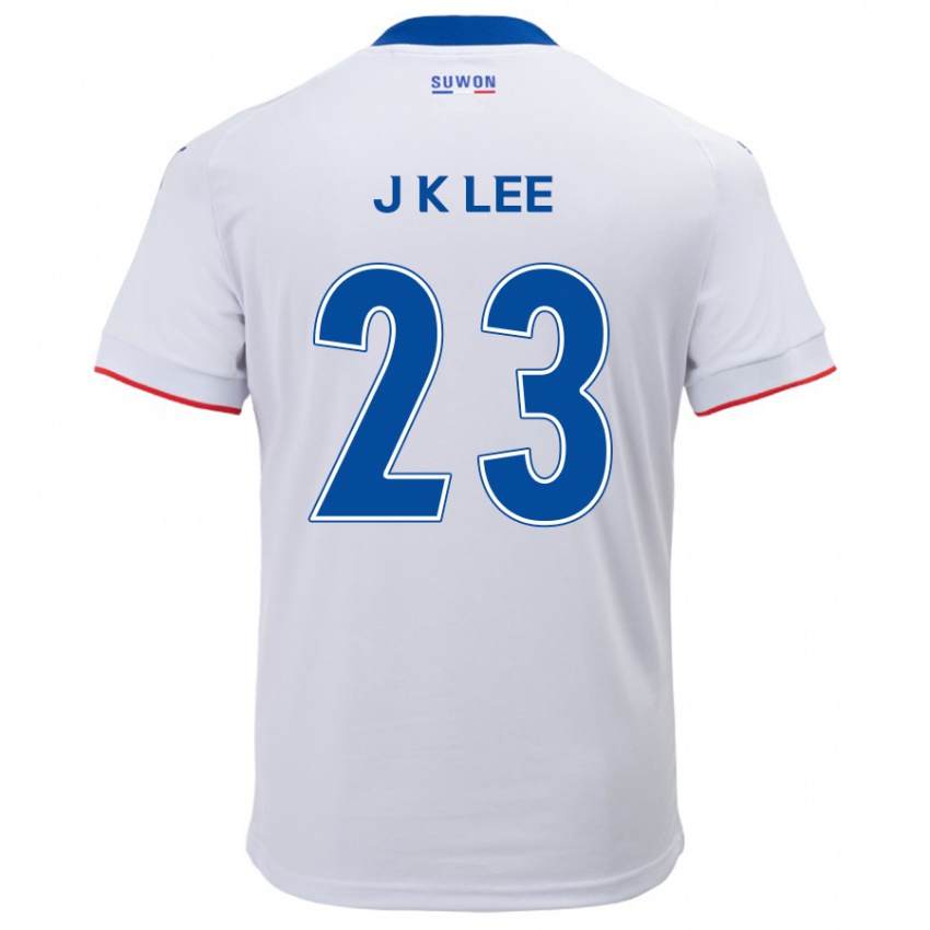 Børn Ki-Je Lee #23 Hvid Blå Udebane Spillertrøjer 2024/25 Trøje T-Shirt