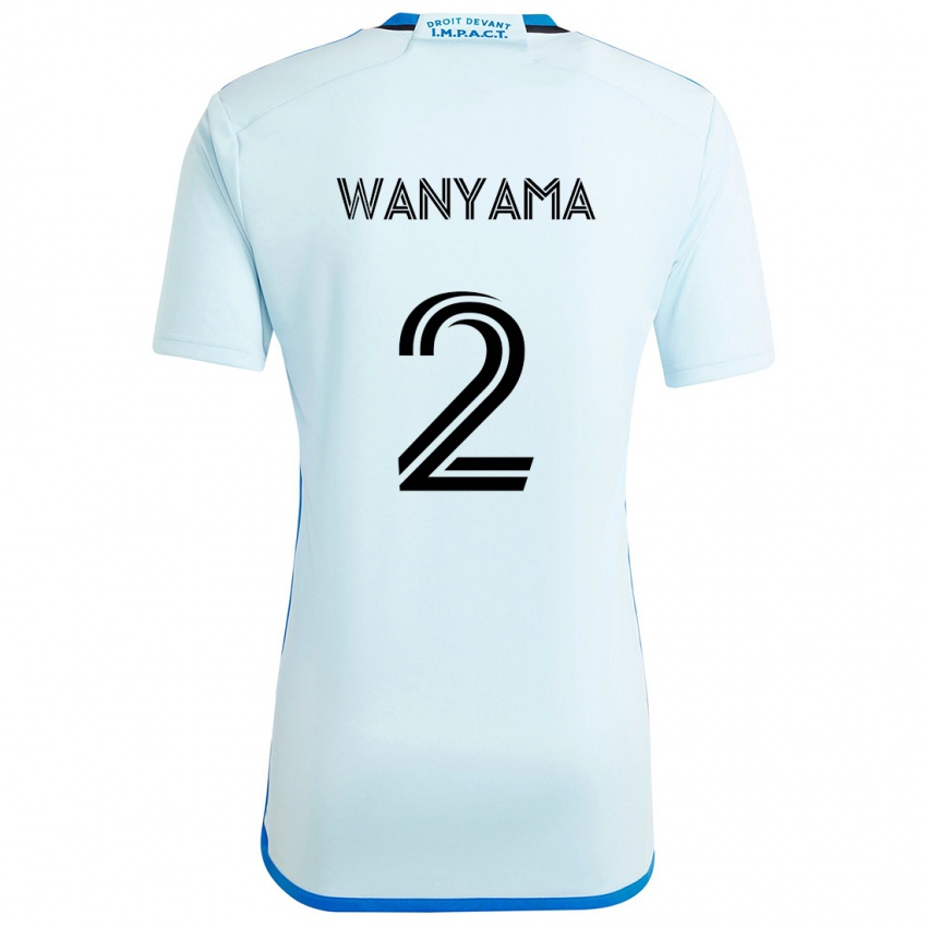 Børn Victor Wanyama #2 Isblå Udebane Spillertrøjer 2024/25 Trøje T-Shirt