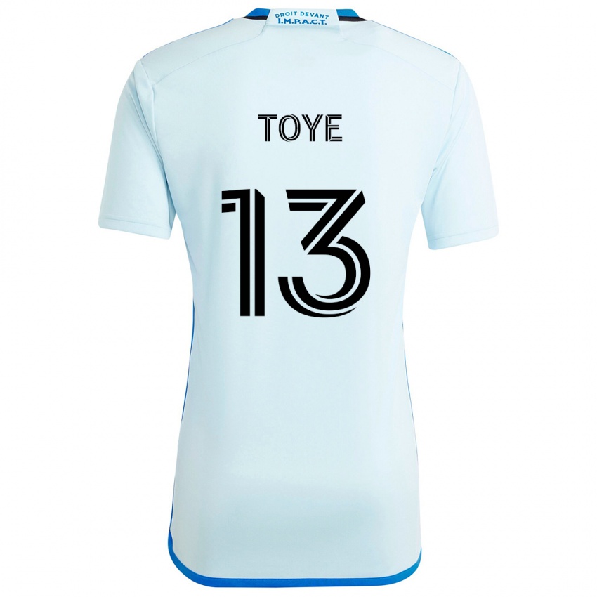 Børn Mason Toye #13 Isblå Udebane Spillertrøjer 2024/25 Trøje T-Shirt