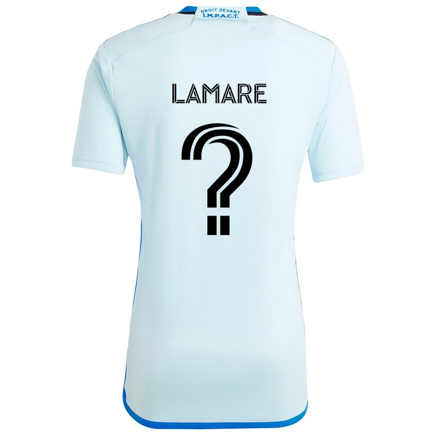 Børn Samuel Lamare #0 Isblå Udebane Spillertrøjer 2024/25 Trøje T-Shirt