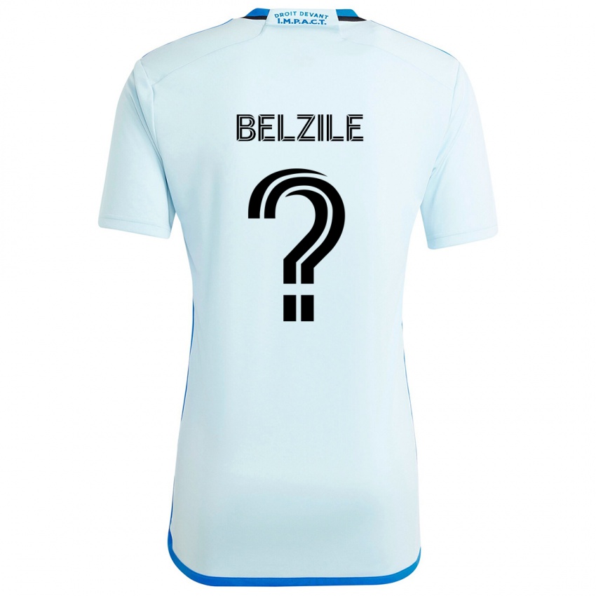 Børn Jean-Christophe Belzile #0 Isblå Udebane Spillertrøjer 2024/25 Trøje T-Shirt