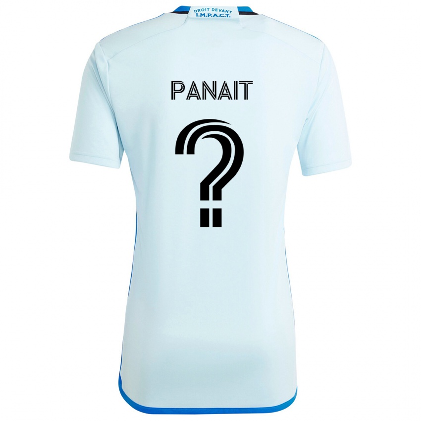 Børn Daniel Panait #0 Isblå Udebane Spillertrøjer 2024/25 Trøje T-Shirt