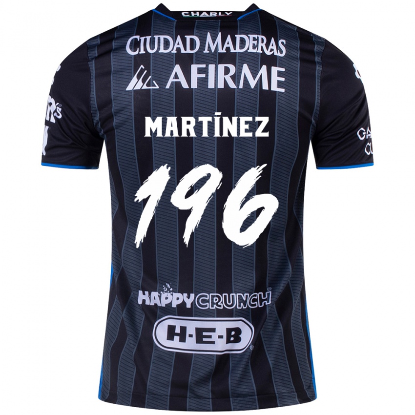 Børn Diego Martínez #196 Hvid Sort Udebane Spillertrøjer 2024/25 Trøje T-Shirt