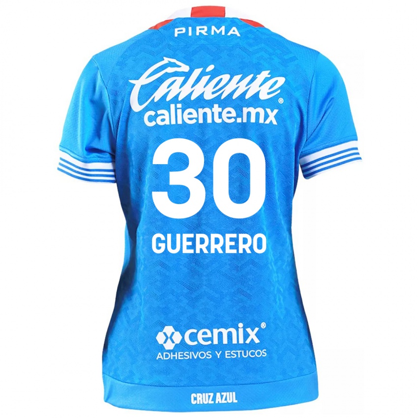 Mænd Rafael Guerrero #30 Himmelblå Hjemmebane Spillertrøjer 2024/25 Trøje T-Shirt