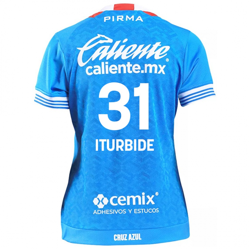 Mænd Luis Iturbide #31 Himmelblå Hjemmebane Spillertrøjer 2024/25 Trøje T-Shirt