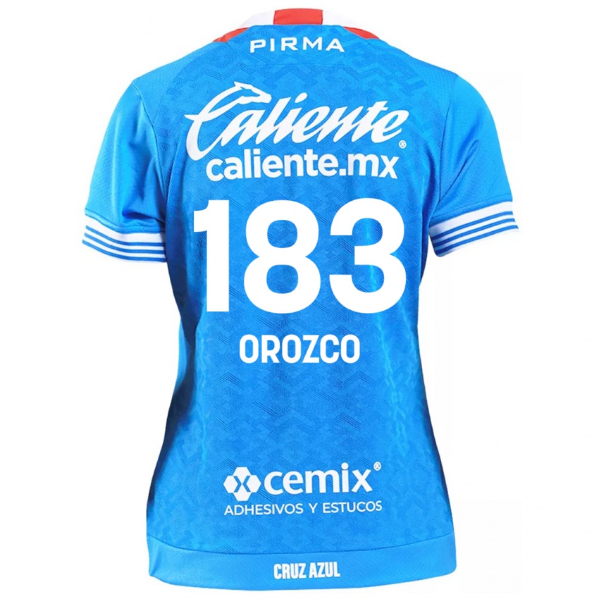 Mænd Fabrizzio Orozco #183 Himmelblå Hjemmebane Spillertrøjer 2024/25 Trøje T-Shirt