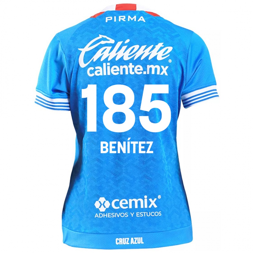 Mænd Cristopher Benitez #185 Himmelblå Hjemmebane Spillertrøjer 2024/25 Trøje T-Shirt