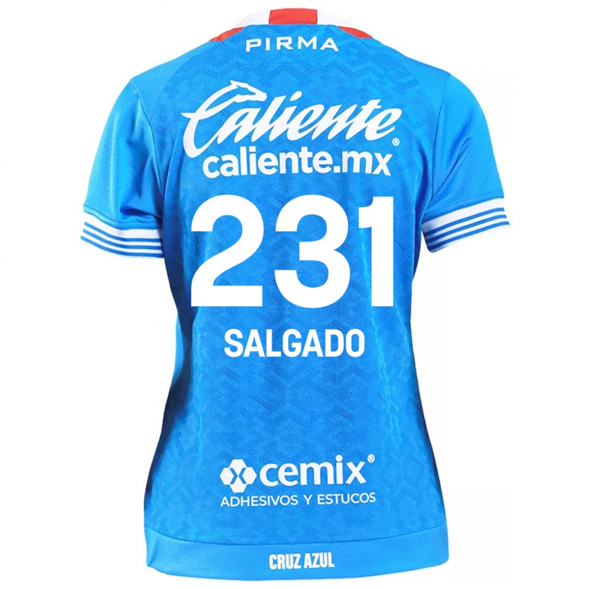 Mænd Bruno Salgado #231 Himmelblå Hjemmebane Spillertrøjer 2024/25 Trøje T-Shirt