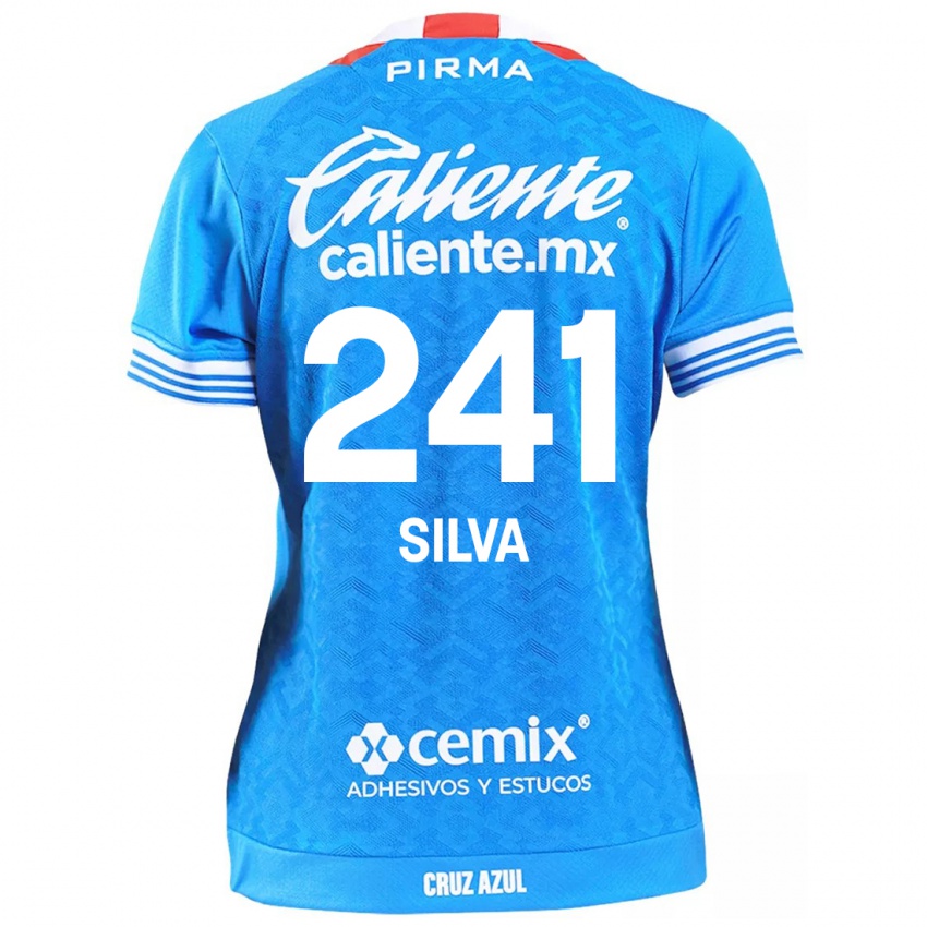 Mænd Iván Silva #241 Himmelblå Hjemmebane Spillertrøjer 2024/25 Trøje T-Shirt