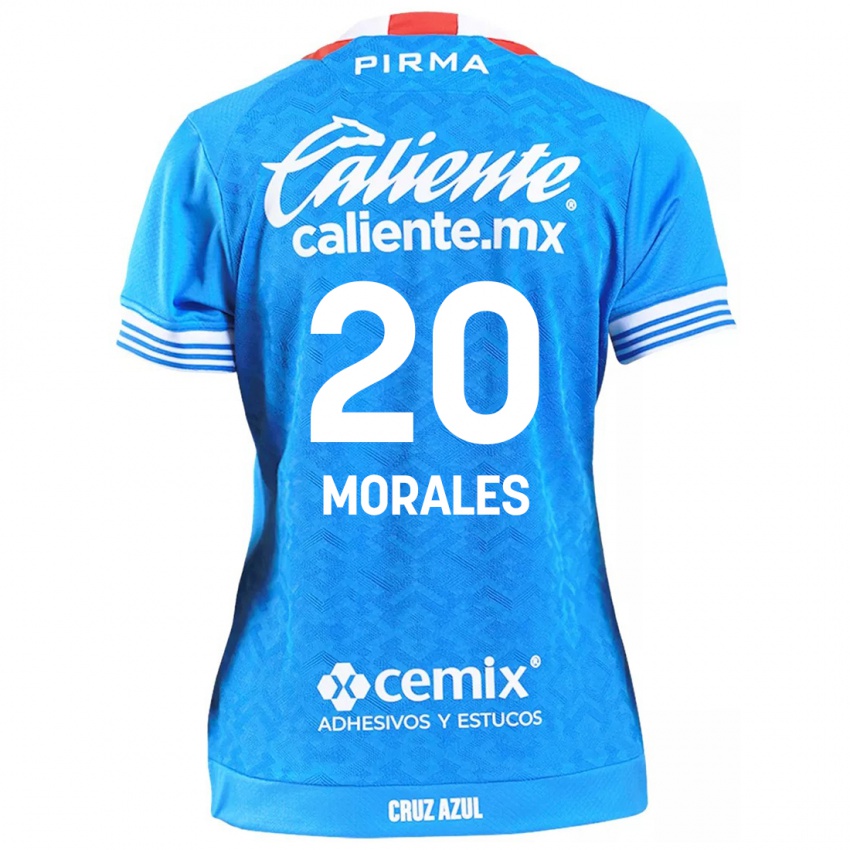 Mænd Ivan Morales #20 Himmelblå Hjemmebane Spillertrøjer 2024/25 Trøje T-Shirt