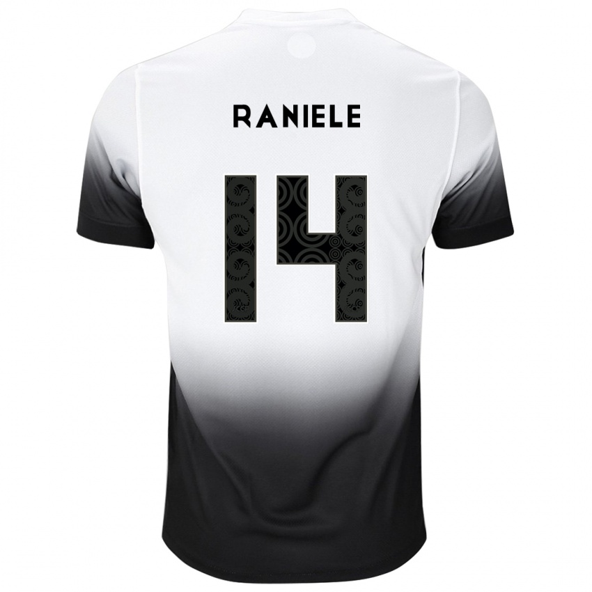 Mænd Raniele #14 Hvid Sort Hjemmebane Spillertrøjer 2024/25 Trøje T-Shirt