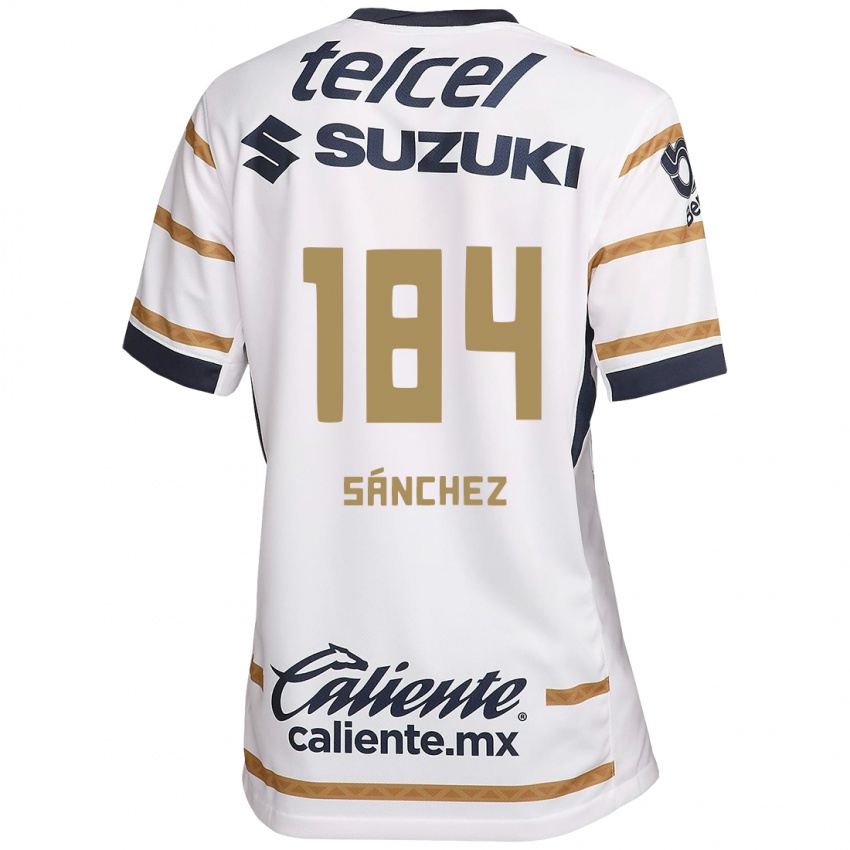 Mænd Manuel Sánchez #184 Hvid Obsidian Hjemmebane Spillertrøjer 2024/25 Trøje T-Shirt