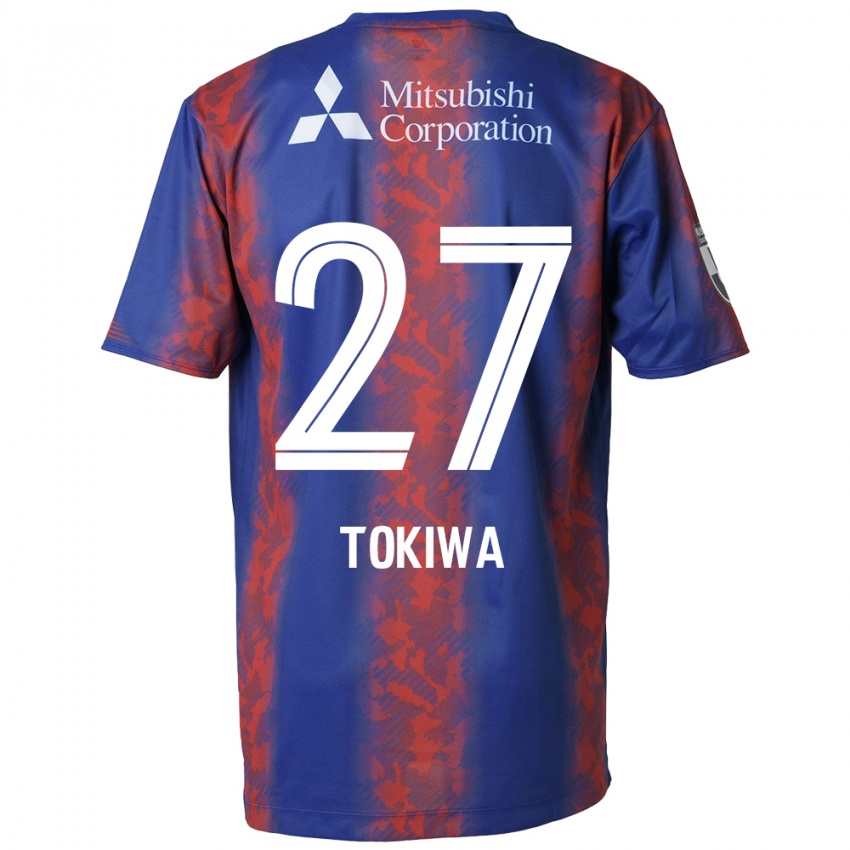 Mænd Kyota Tokiwa #27 Blå Rød Hjemmebane Spillertrøjer 2024/25 Trøje T-Shirt