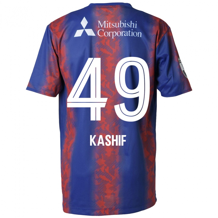 Mænd Kashif Bangnagande #49 Blå Rød Hjemmebane Spillertrøjer 2024/25 Trøje T-Shirt