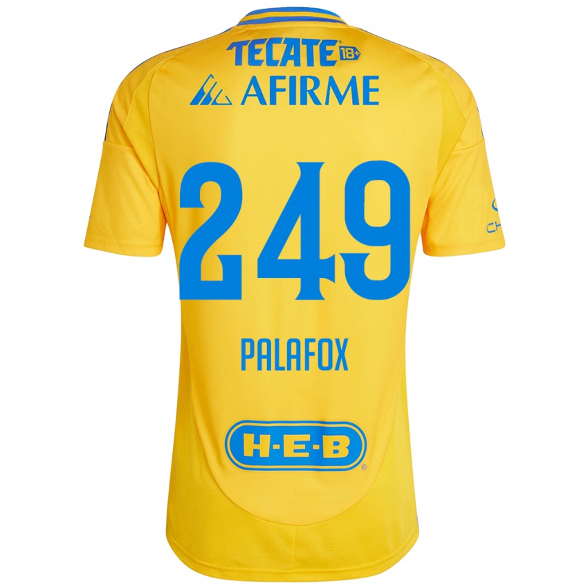 Mænd José Palafox #249 Guld Gul Hjemmebane Spillertrøjer 2024/25 Trøje T-Shirt