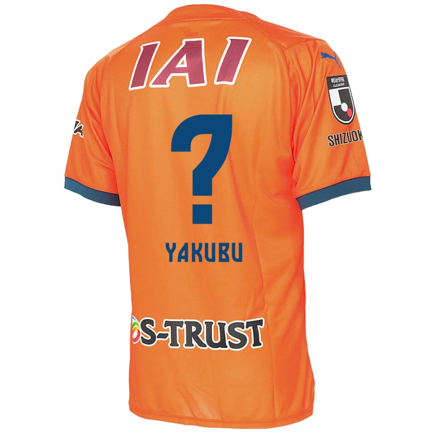 Mænd Aziz Yakubu #0 Orange Blå Hjemmebane Spillertrøjer 2024/25 Trøje T-Shirt