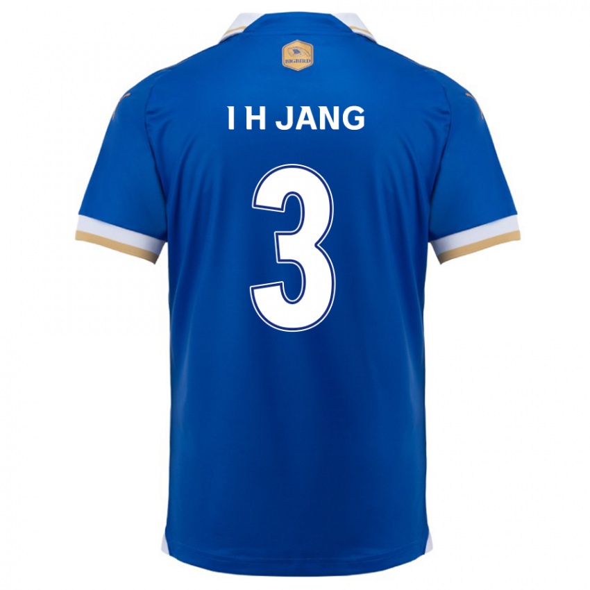 Mænd Ho-Ik Jang #3 Blå Hvid Hjemmebane Spillertrøjer 2024/25 Trøje T-Shirt