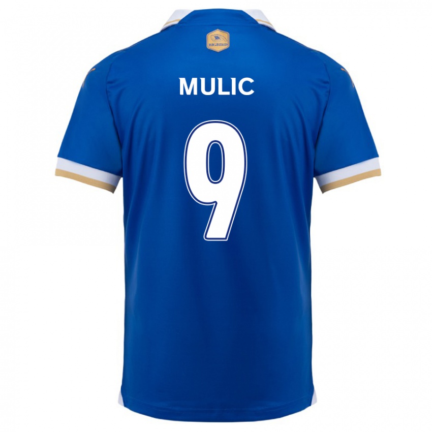 Mænd Fejsal Mulic #9 Blå Hvid Hjemmebane Spillertrøjer 2024/25 Trøje T-Shirt