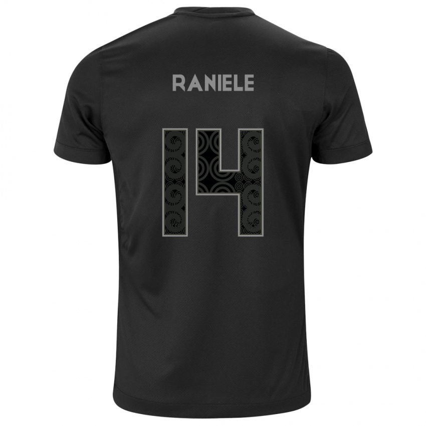 Mænd Raniele #14 Sort Udebane Spillertrøjer 2024/25 Trøje T-Shirt