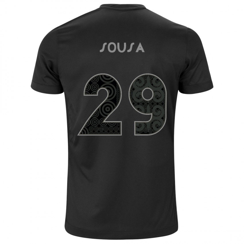 Mænd Arthur Sousa #29 Sort Udebane Spillertrøjer 2024/25 Trøje T-Shirt