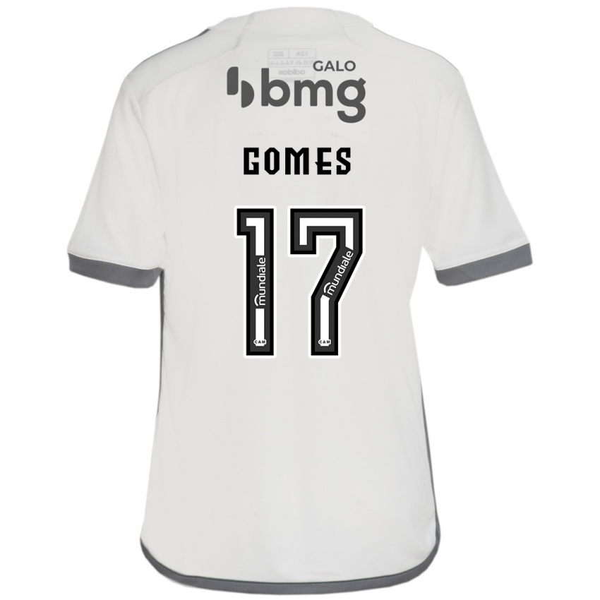 Mænd Igor Gomes #17 Off White Udebane Spillertrøjer 2024/25 Trøje T-Shirt