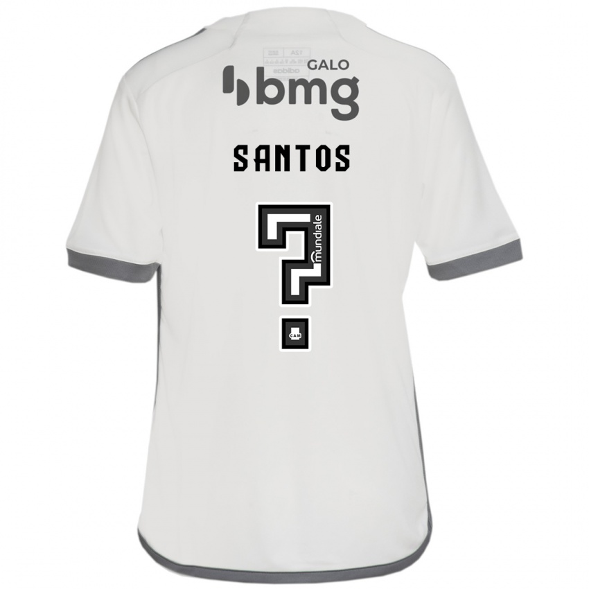 Mænd Leo Santos #0 Off White Udebane Spillertrøjer 2024/25 Trøje T-Shirt