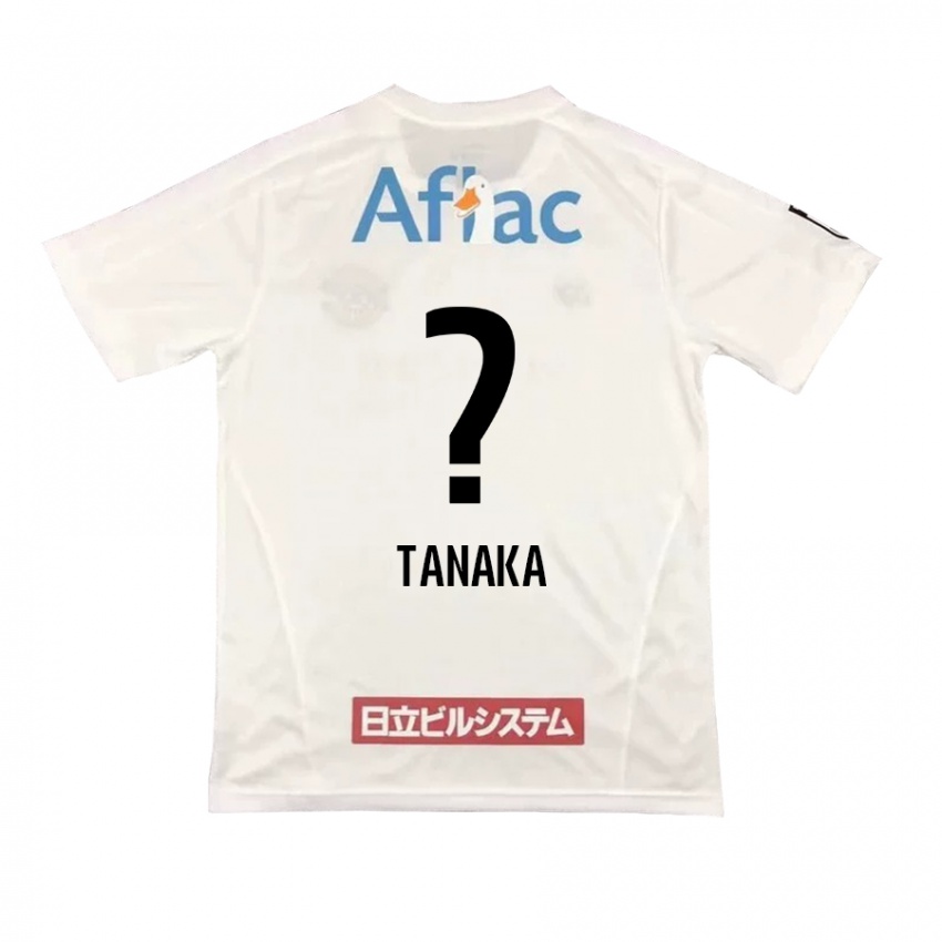 Mænd Ari Tanaka #0 Hvid Sort Udebane Spillertrøjer 2024/25 Trøje T-Shirt