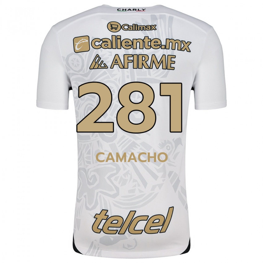 Mænd Javier Camacho #281 Hvid Sort Udebane Spillertrøjer 2024/25 Trøje T-Shirt