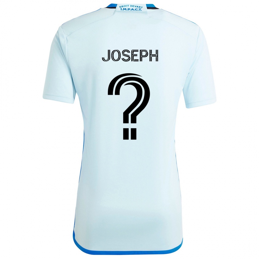 Mænd Sebastien Joseph #0 Isblå Udebane Spillertrøjer 2024/25 Trøje T-Shirt