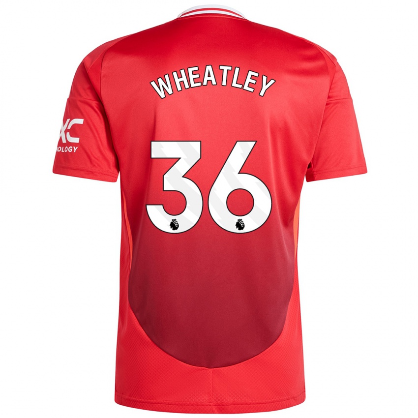 Børn Ethan Wheatley #36 Lyse Rødt Hjemmebane Spillertrøjer 2024/25 Trøje T-Shirt