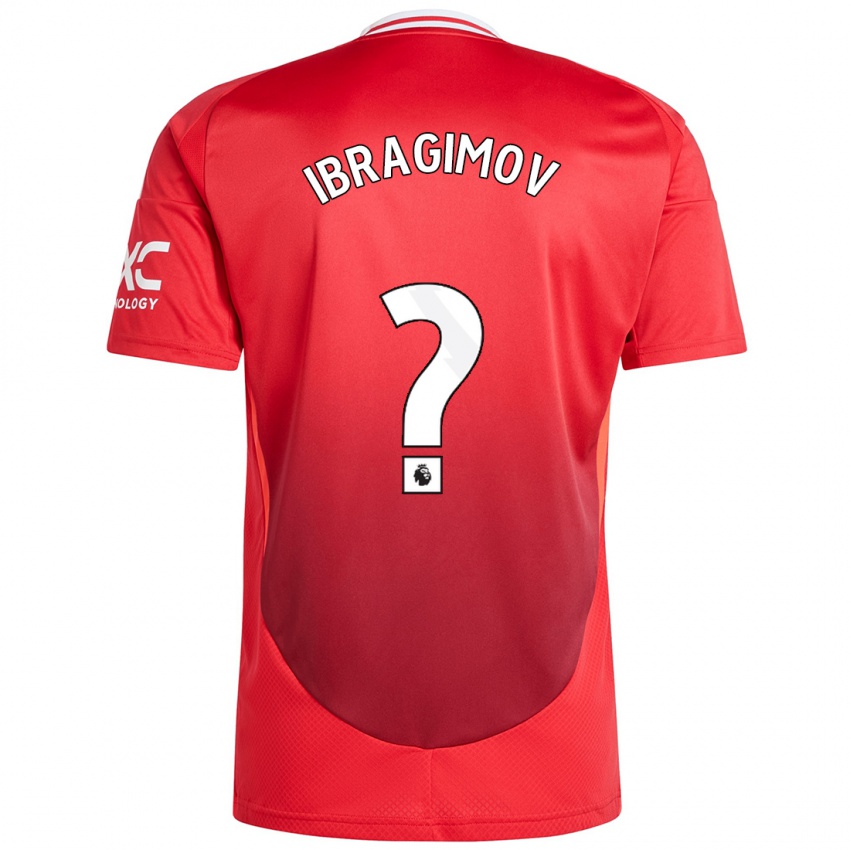 Børn Amir Ibragimov #0 Lyse Rødt Hjemmebane Spillertrøjer 2024/25 Trøje T-Shirt